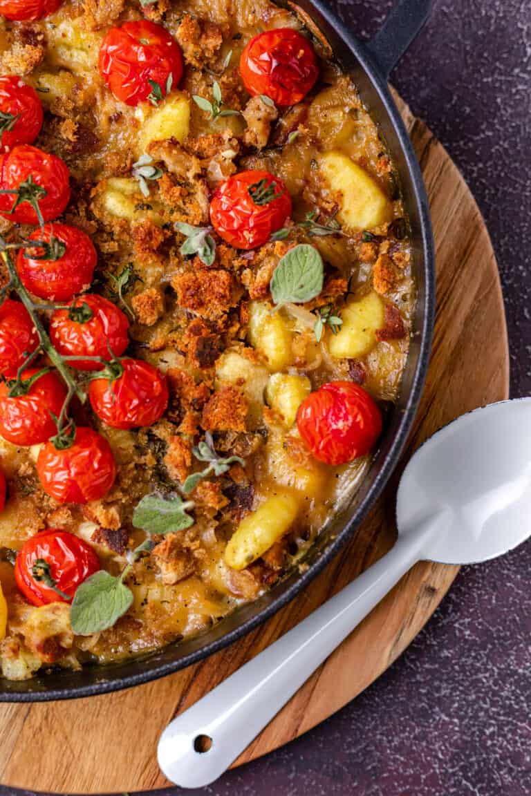 Gnocchi Uit De Oven Met Honingtomaten En Gekarameliseerde Ui