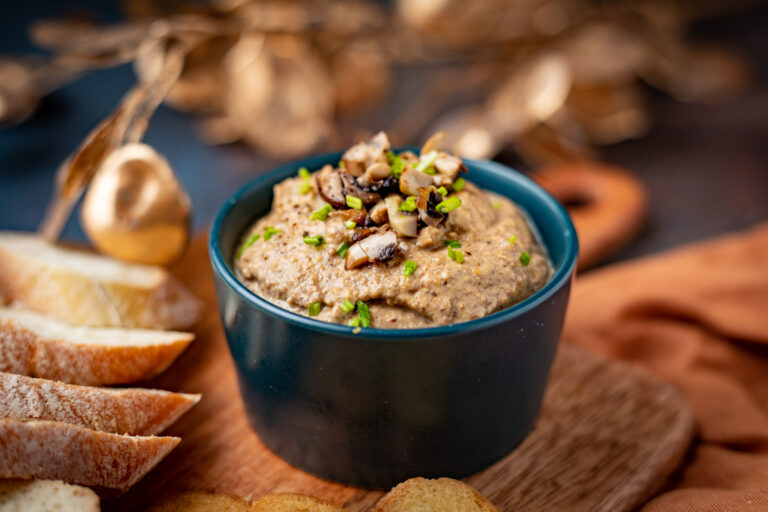 Champignonmousse voor op de borrelplank